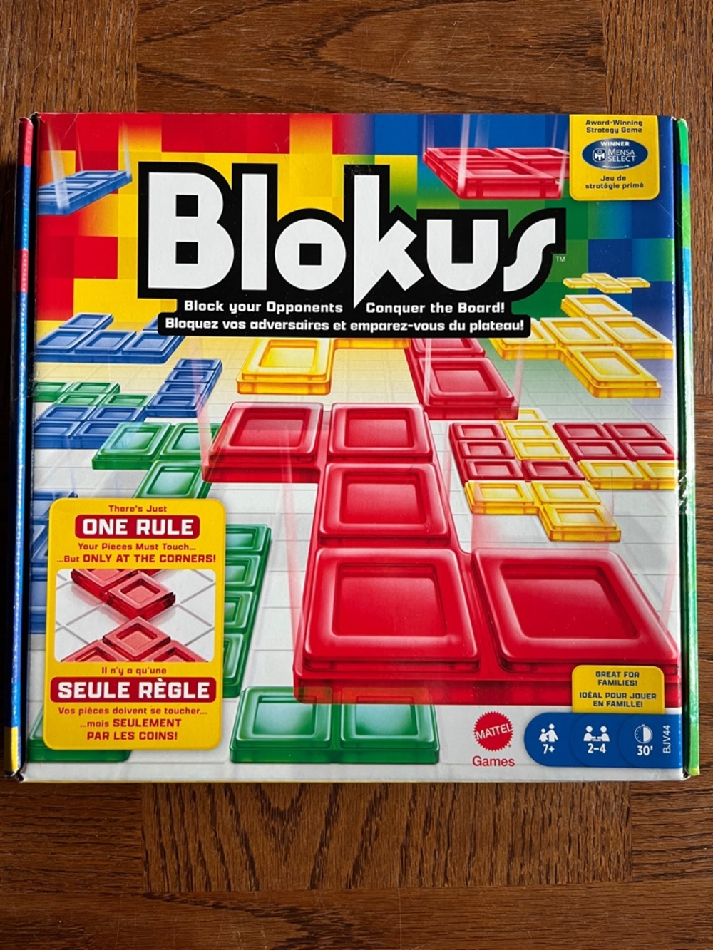 Mattel Blokus Strategy Board Game New Sealed Family Game Night 7+